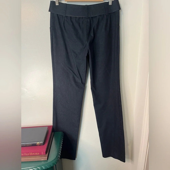 Missoni Italy Orange Label Vintage Y2K Studded Buckle Belted Tapered Jeans Sz 44 - Picture 7 of 7